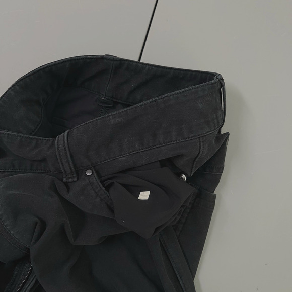 Lululemon City Sleek 5 Pocket Pant Wide-Leg High-Rise Light Women's 28 Black - Picture 9 of 15